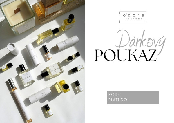 o'dore Dárkový poukaz 1200 Kč