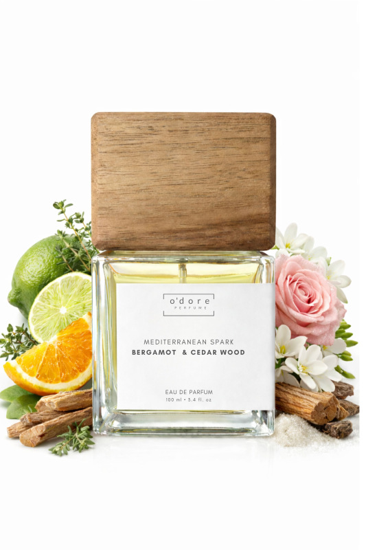o'dore Eau de parfum MEDITERRANEAN SPARK Bergamot & Cedar wood 100 ml 1