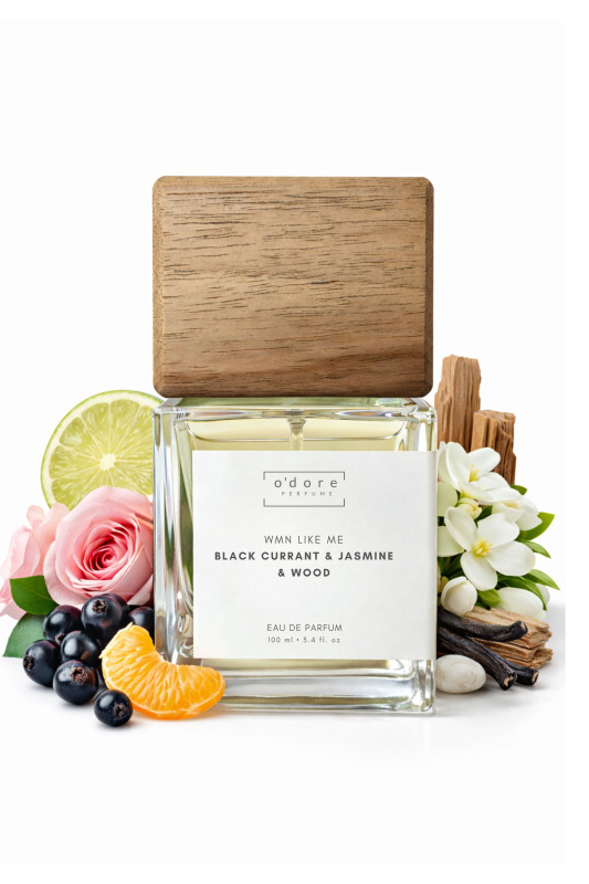 PŘEDPRODEJ! o'dore WMN LIKE ME Black currant & jasmine &wood 100ml 1